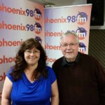 Photograph-Jane-Parker-With-Patrick-Sherring-Phoenix98fm-Radio1
